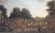 John Wootton George III's Procession to the Houses of Parliament (mk25) oil painting on canvas
